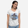 Cute And Wise-womens v-neck tee-xMorfina