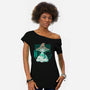 Cute And Ambitious-womens off shoulder tee-xMorfina