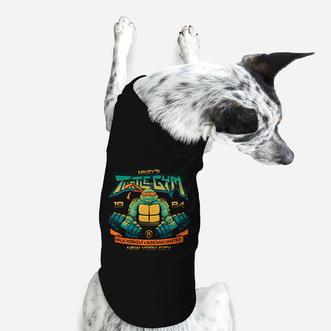 Mikey's Gym-dog basic pet tank-teesgeex