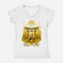 Don't Take The Easy Way Out-womens v-neck tee-mystic_potlot