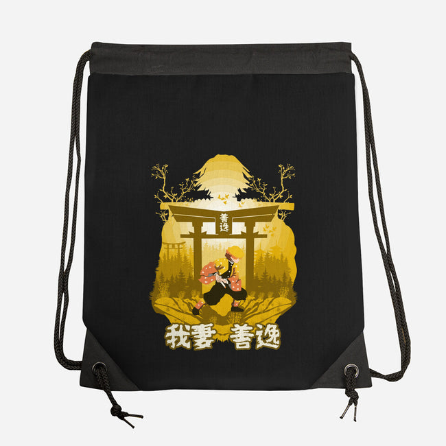 Don't Take The Easy Way Out-none drawstring bag-mystic_potlot