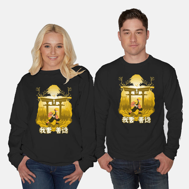 Don't Take The Easy Way Out-unisex crew neck sweatshirt-mystic_potlot