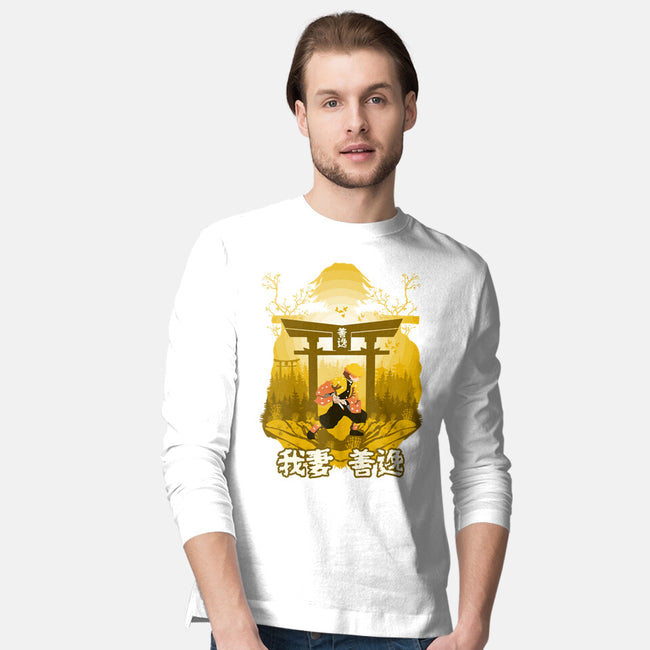 Don't Take The Easy Way Out-mens long sleeved tee-mystic_potlot