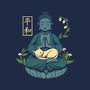 Cat Meditation-womens v-neck tee-tobefonseca