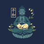 Cat Meditation-none drawstring bag-tobefonseca