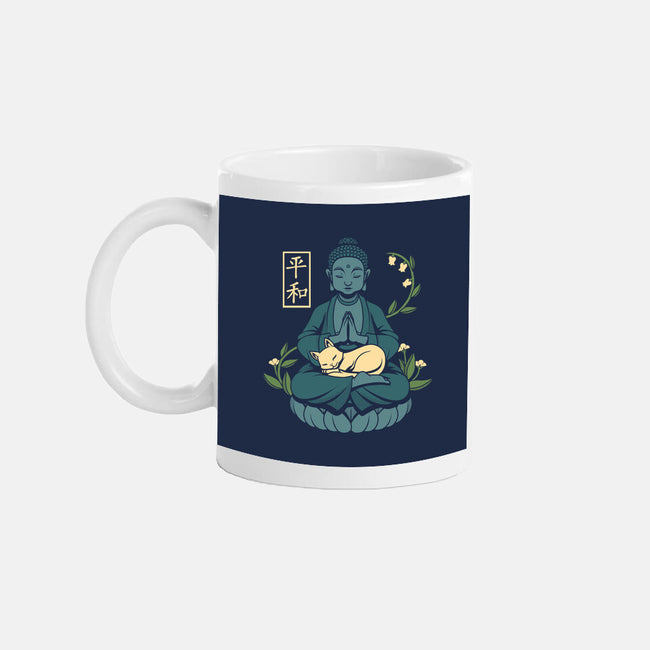 Cat Meditation-none glossy mug-tobefonseca