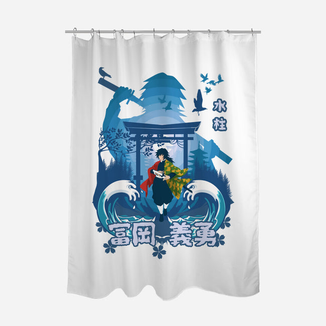 Don't Cry Don't Despair-none polyester shower curtain-mystic_potlot