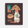 Otter Space Astronaut-none stretched canvas-tobefonseca