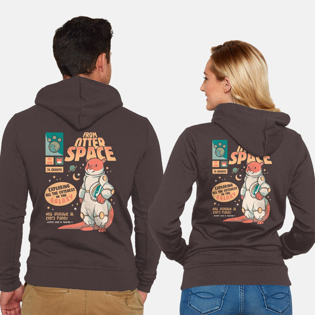 Otter Space Astronaut-unisex zip-up sweatshirt-tobefonseca