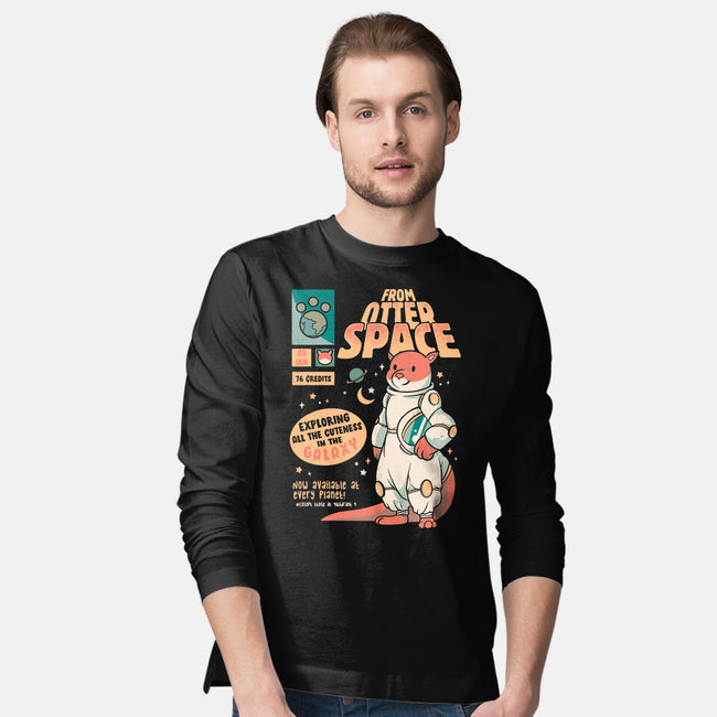 Otter Space Astronaut-mens long sleeved tee-tobefonseca