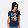 Otter Space Astronaut-womens basic tee-tobefonseca