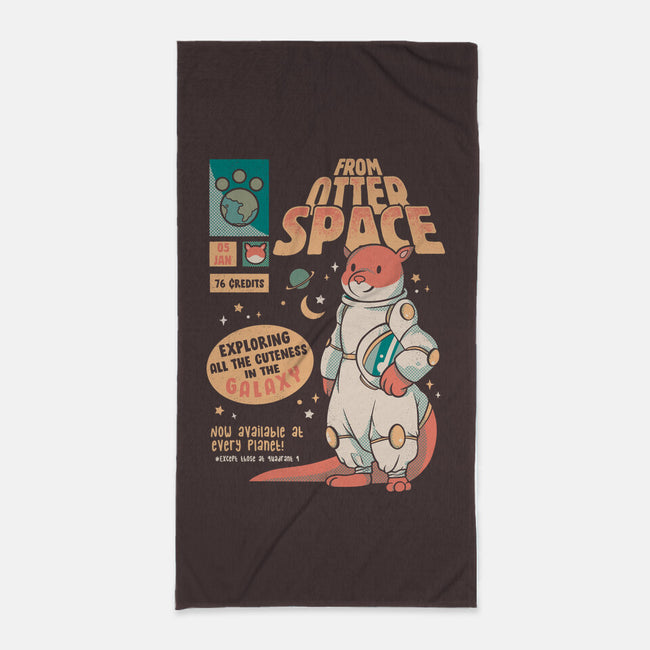 Otter Space Astronaut-none beach towel-tobefonseca