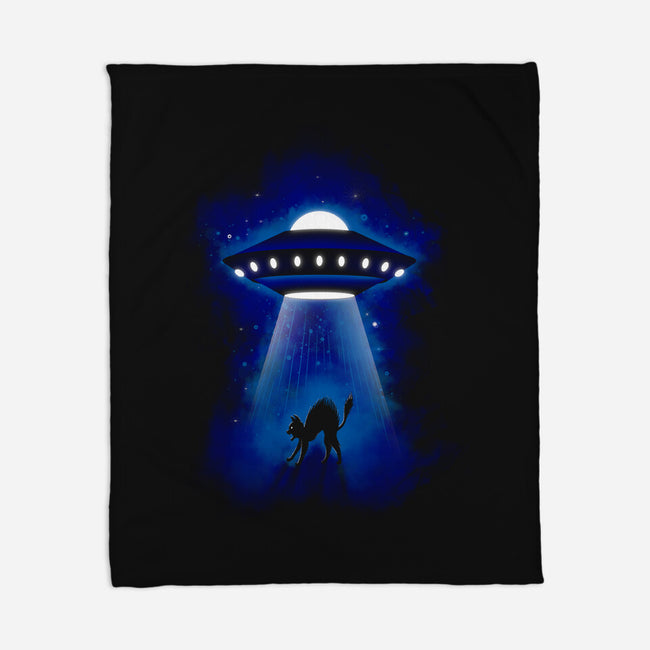 UFO Cat-none fleece blanket-erion_designs