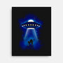 UFO Cat-none stretched canvas-erion_designs