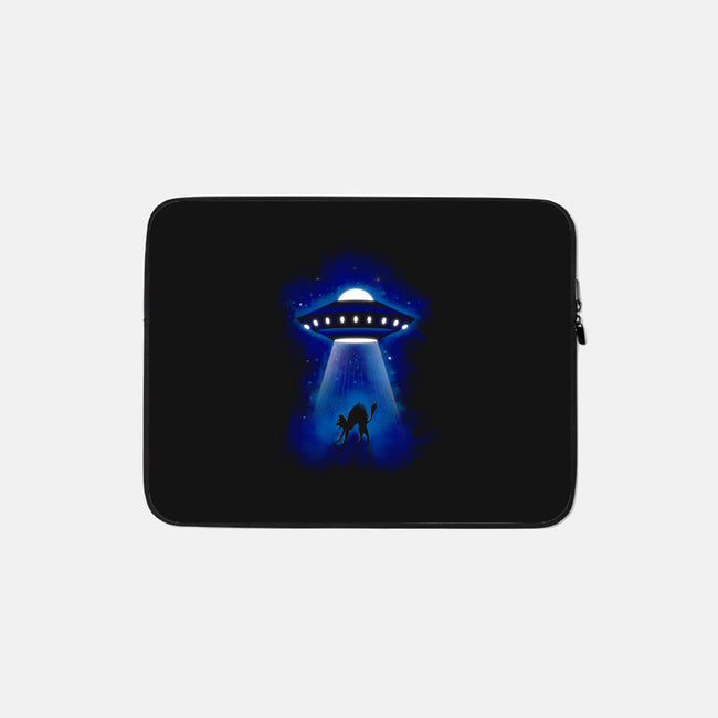 UFO Cat-none zippered laptop sleeve-erion_designs