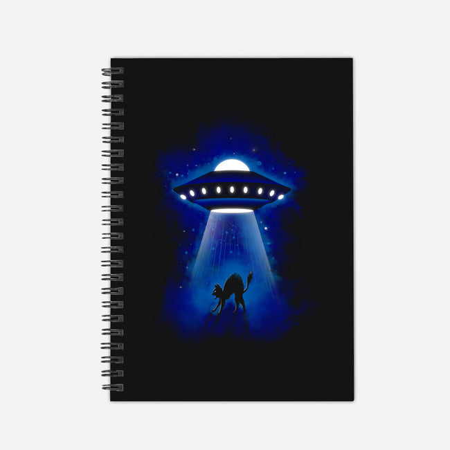 UFO Cat-none dot grid notebook-erion_designs