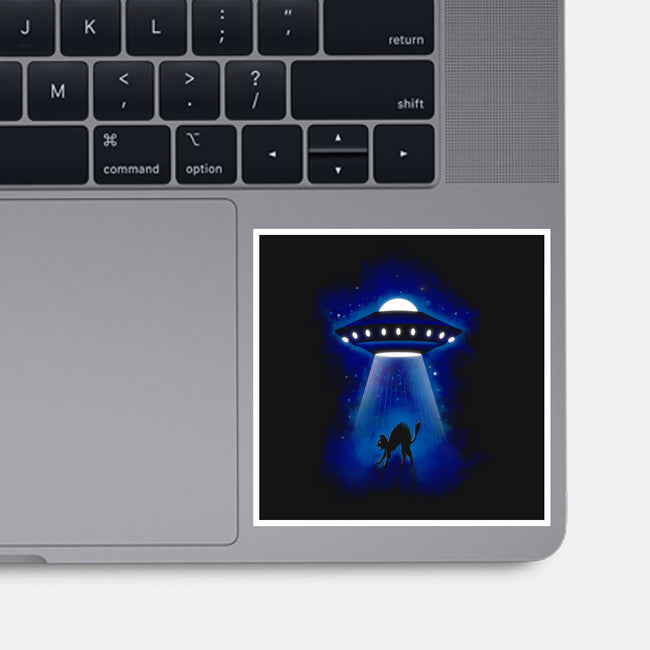 UFO Cat-none glossy sticker-erion_designs