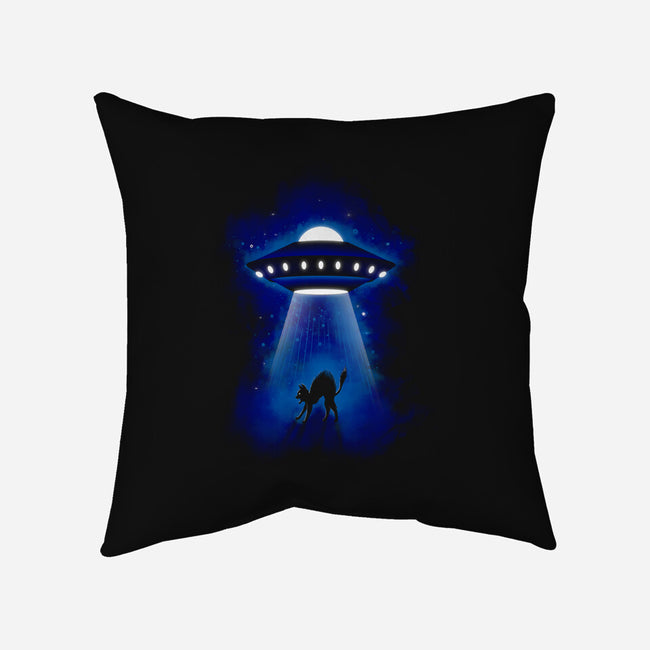 UFO Cat-none removable cover throw pillow-erion_designs