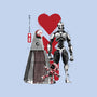 Three Robots Sumi-E-none removable cover w insert throw pillow-DrMonekers
