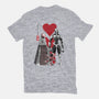 Three Robots Sumi-E-womens fitted tee-DrMonekers