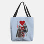 Three Robots Sumi-E-none basic tote bag-DrMonekers