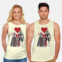 Three Robots Sumi-E-unisex basic tank-DrMonekers