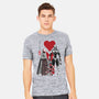 Three Robots Sumi-E-mens heavyweight tee-DrMonekers