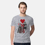 Three Robots Sumi-E-mens premium tee-DrMonekers