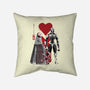 Three Robots Sumi-E-none removable cover w insert throw pillow-DrMonekers