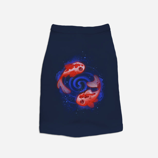 Swimming Souls And Stars-dog basic pet tank-ricolaa