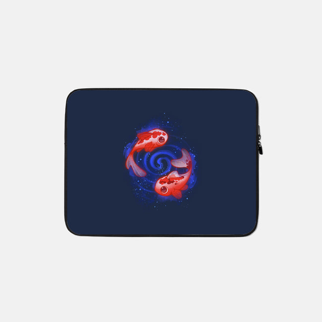 Swimming Souls And Stars-none zippered laptop sleeve-ricolaa