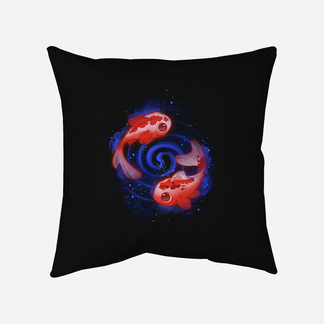Swimming Souls And Stars-none removable cover w insert throw pillow-ricolaa