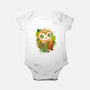 Book Owl-baby basic onesie-ricolaa