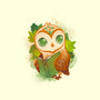 Book Owl-none fleece blanket-ricolaa