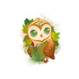 Book Owl-none glossy sticker-ricolaa