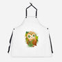 Book Owl-unisex kitchen apron-ricolaa