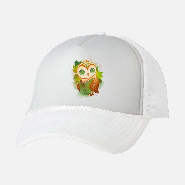 Book Owl-unisex trucker hat-ricolaa