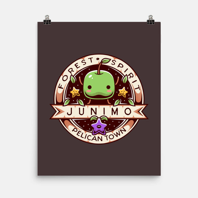 Junimo Forest Spirit-none matte poster-Alundrart