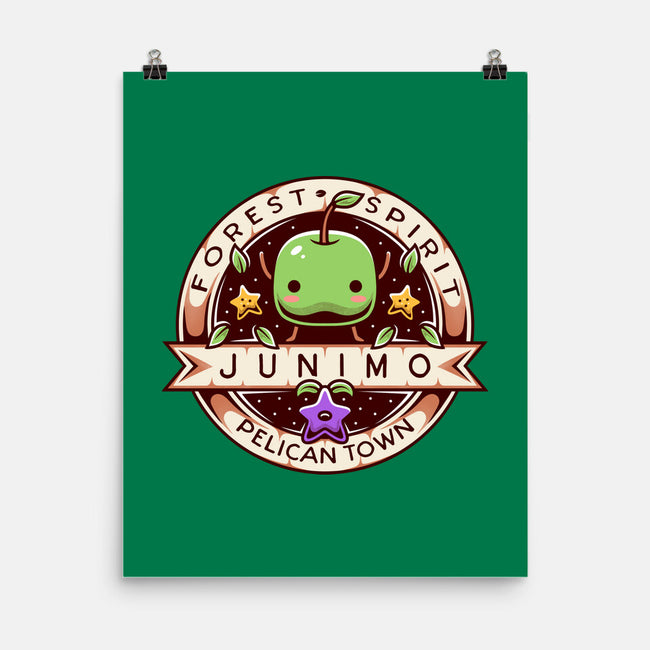 Junimo Forest Spirit-none matte poster-Alundrart