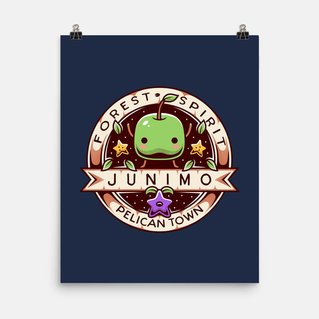 Junimo Forest Spirit-none matte poster-Alundrart