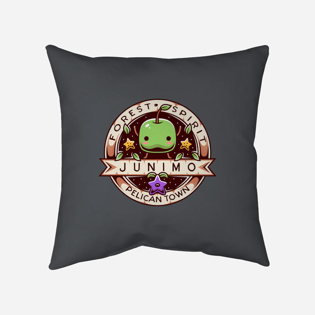 Junimo Forest Spirit-none removable cover throw pillow-Alundrart