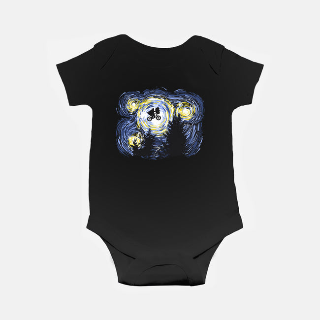 Starry Extraterrestrial-baby basic onesie-zascanauta