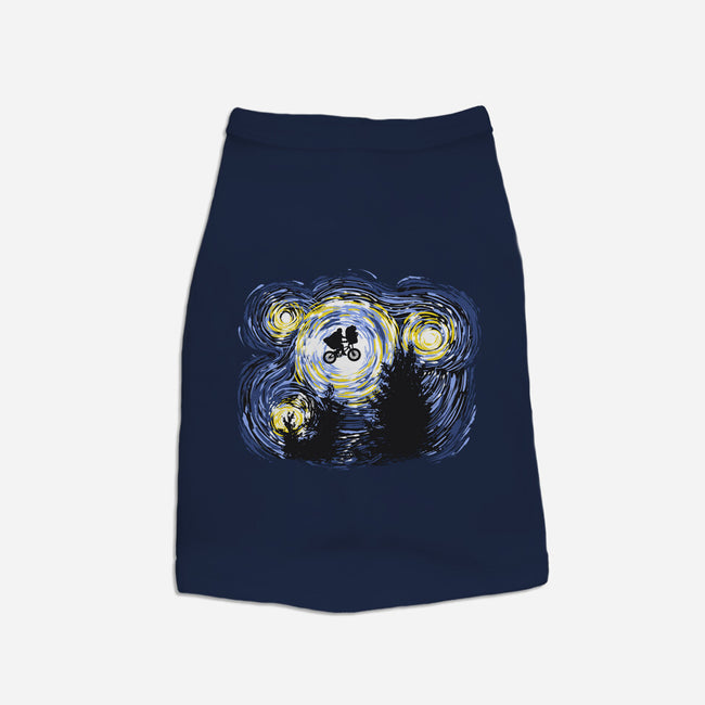 Starry Extraterrestrial-cat basic pet tank-zascanauta