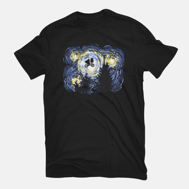 Starry Extraterrestrial-womens basic tee-zascanauta
