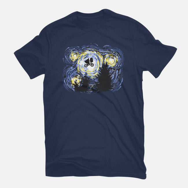 Starry Extraterrestrial-womens basic tee-zascanauta
