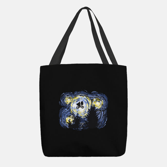 Starry Extraterrestrial-none basic tote bag-zascanauta
