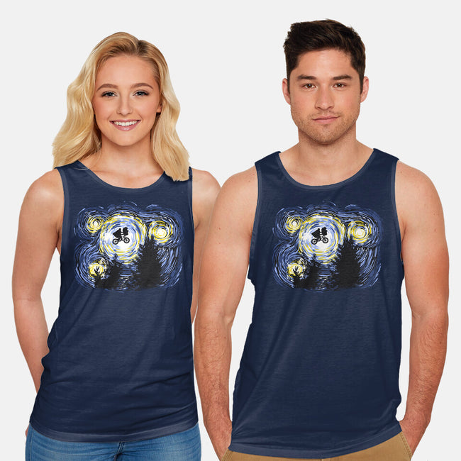 Starry Extraterrestrial-unisex basic tank-zascanauta