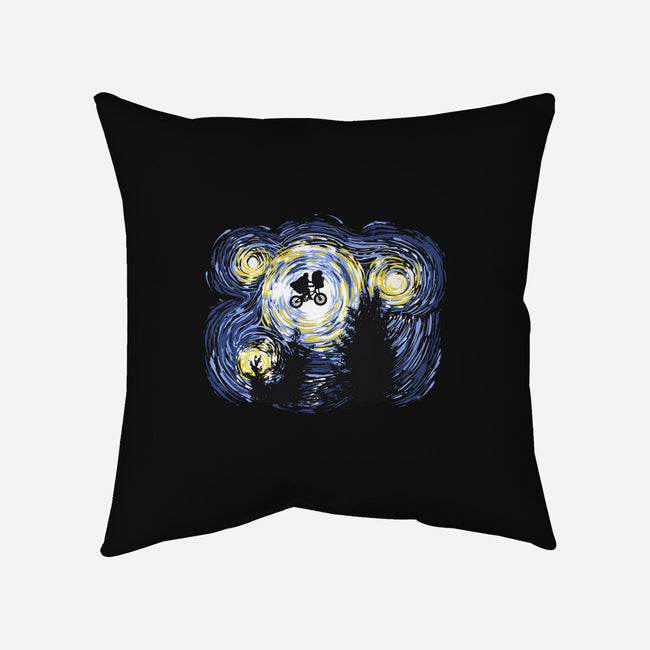 Starry Extraterrestrial-none removable cover w insert throw pillow-zascanauta