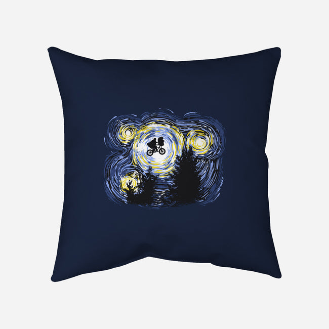 Starry Extraterrestrial-none removable cover throw pillow-zascanauta