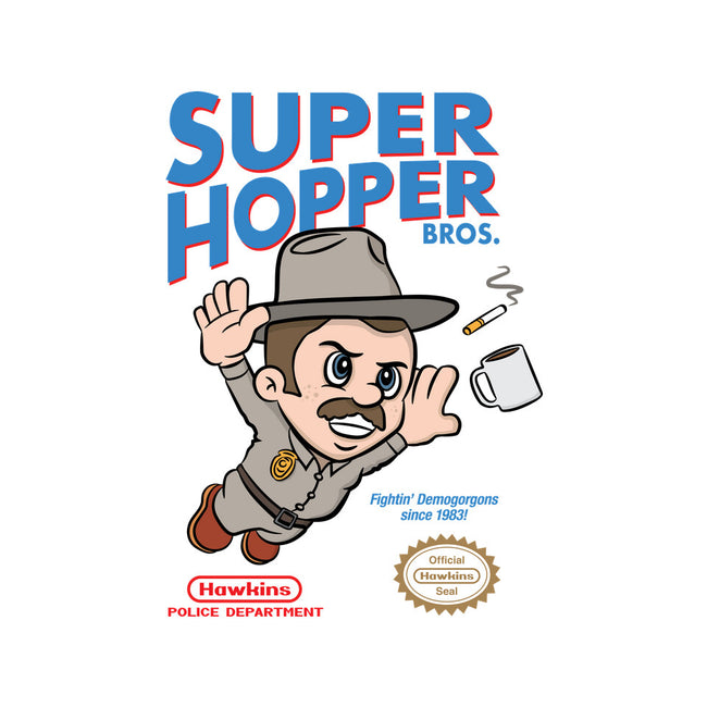 Super Hopper Bros-none removable cover w insert throw pillow-hbdesign